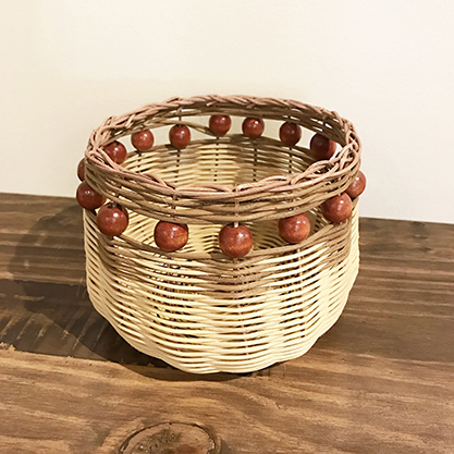 Beaded Decor Basket